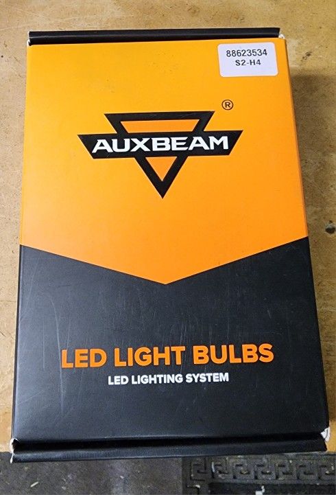 H4/9003 LED HEADLIGHT BULBS 72W 8000ML S2 SERIES SUPER BRIGHTES COB 6500K COOL WHITE | 2 BULBS