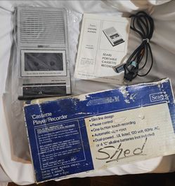 Sears Portable Cassette Recorder