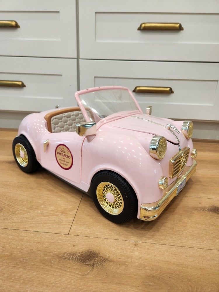 Our Generation Retro Car Pink Convertible for 18" Doll American Girl
