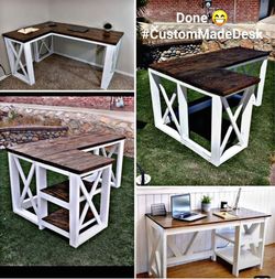 💥 Need a desk? REAL WOOD Farmhouse Style Desks starting at $199❗