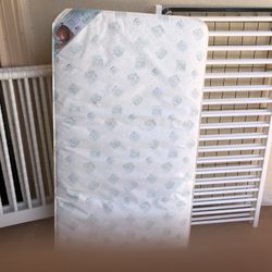 Crib with a Mattress And Sheet $60