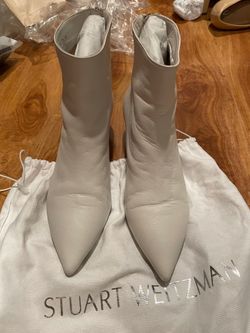 Stuart Weitzman Ankle Lamb Leather Boots