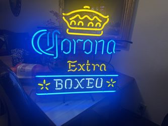 Corona Boxing Neon Light