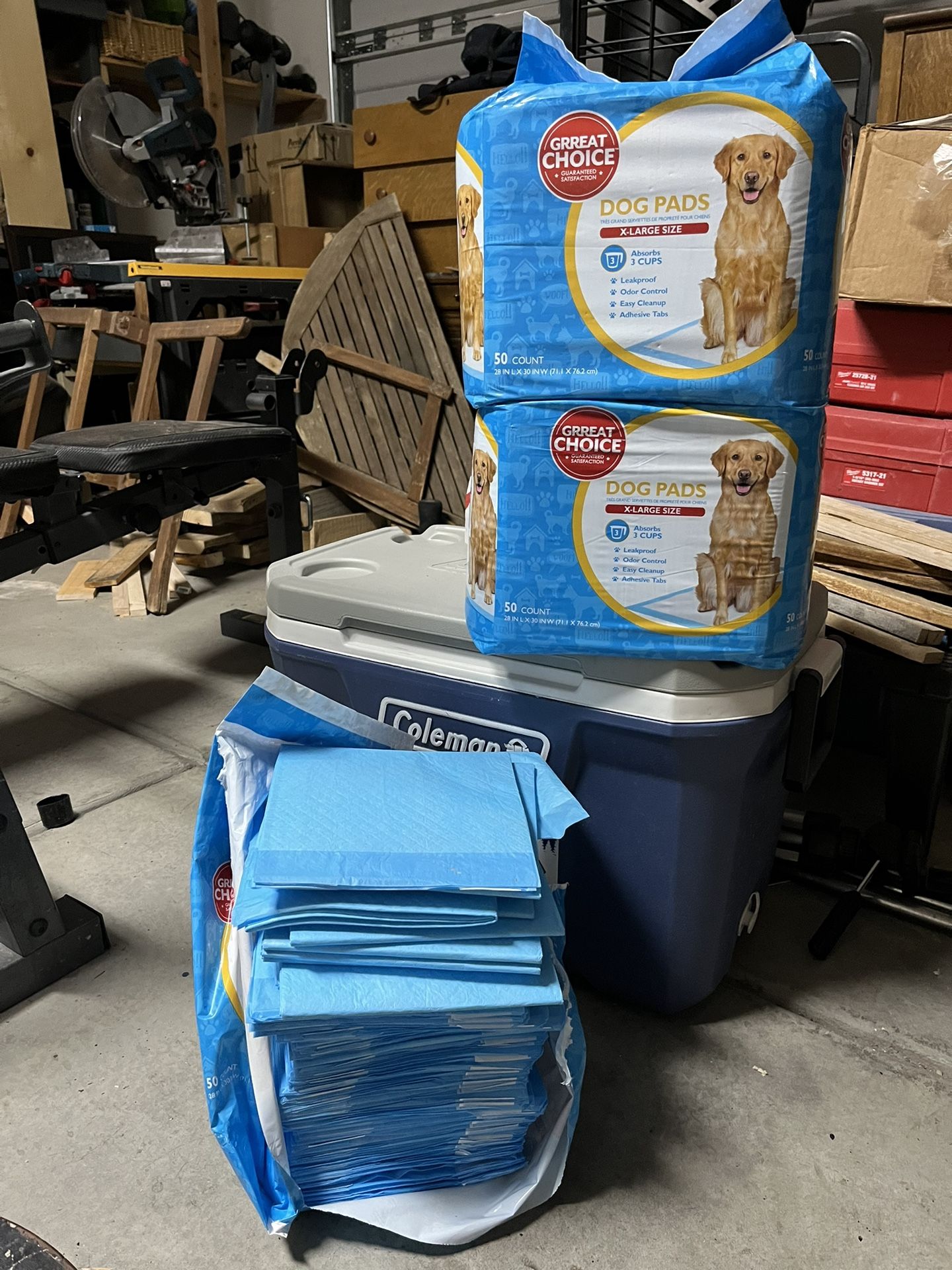 Great Choice® X-Large Dog Pads - 28"L x 30"W