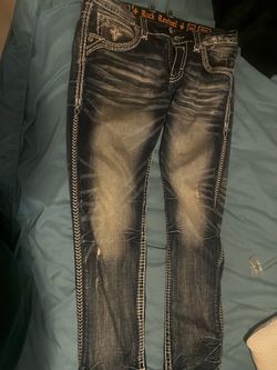 Rock Revival 34 slim men pants