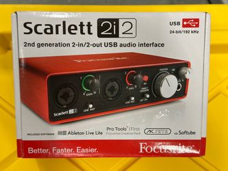 Focusrite Scarlett 2i2 (2nd Gen) audio interface