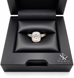925 Sterling Silver 3.00CT MOISSANITE Solitaire Women’s Ring