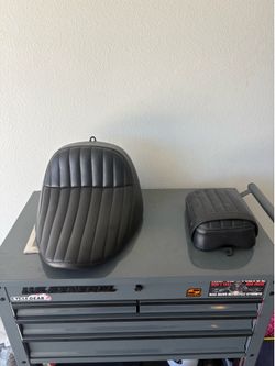 OEM Harley seat and pillion