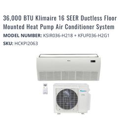 KLIMAIRE 36,000 BTU AIR CONDITIONER 