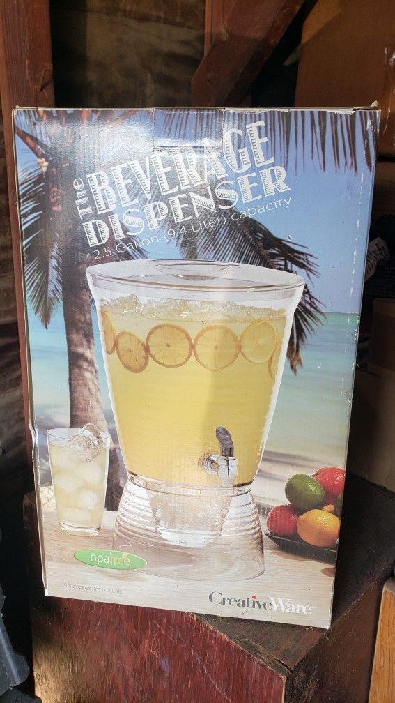 New Unused Beverage Dispenser