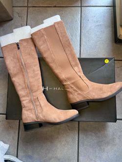 H by Halston, knee high boots, size 7