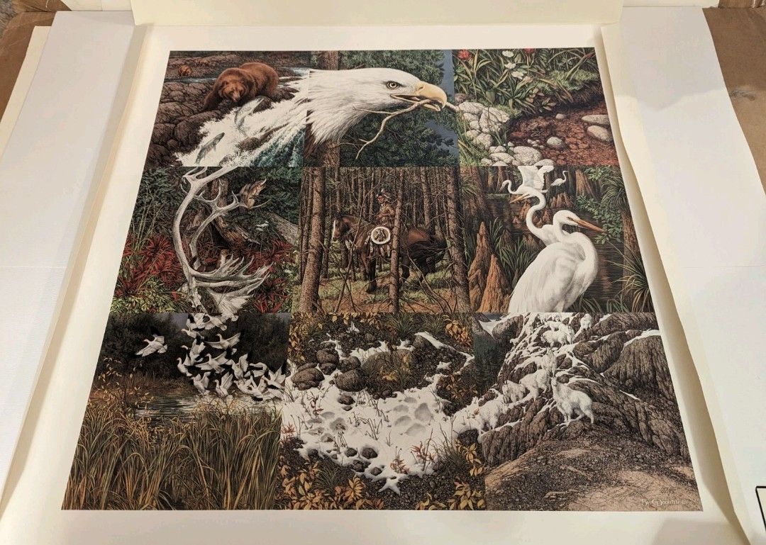 Bev Doolittle Sacred Circle Print & Book