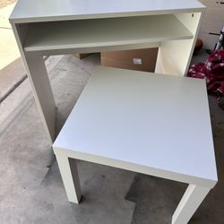 Desk And Side Table