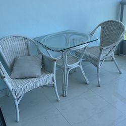 Table And Two Chairs Outdoor 