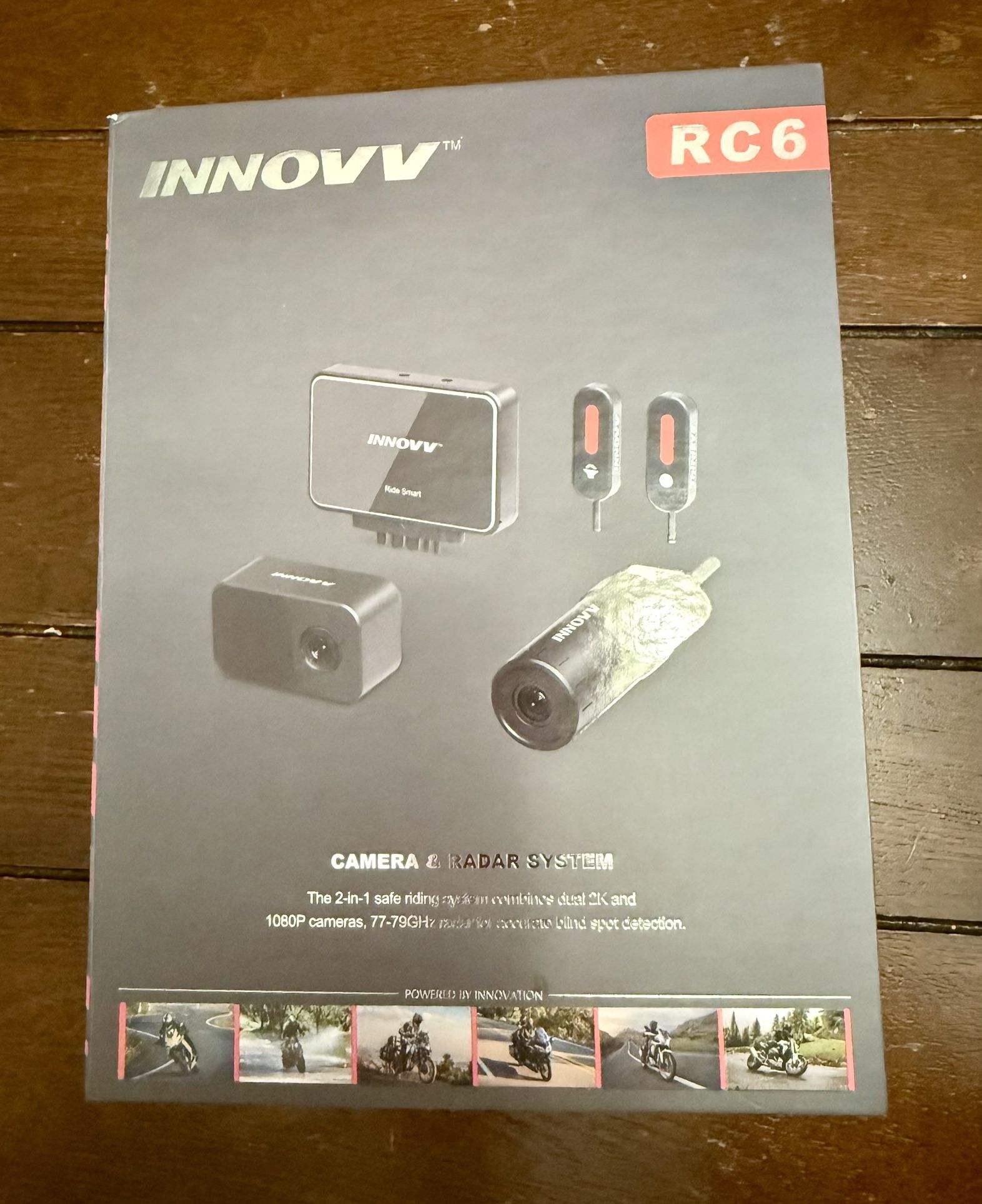 Innovv RC6 Motorcycle Dashcam Set, New In Sealed Box