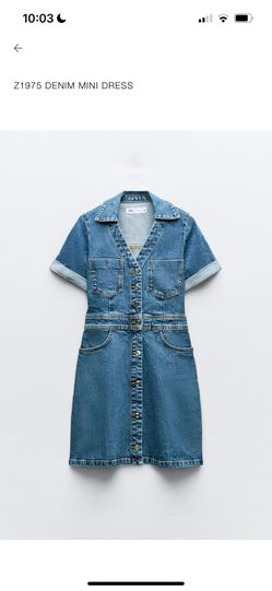 Zara Midi Jean Dress