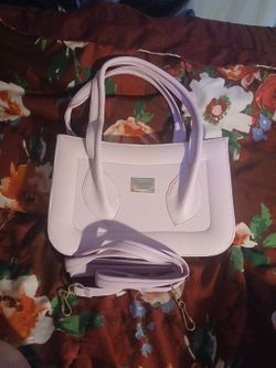Pink hand purse with strap