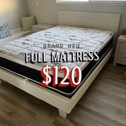 New Full Mattress Only $120
