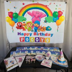 Pocoyo Backdrop Pocoyo Balloons Pocoyo Decorations