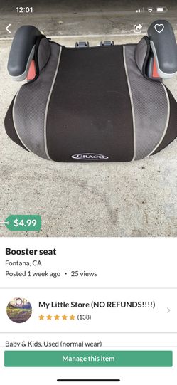 Booster seat.