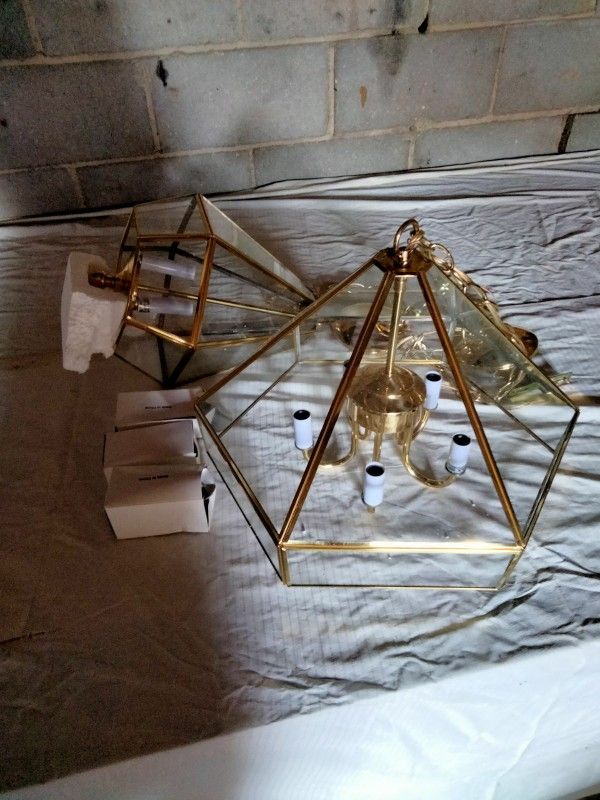 Light Fixtures Set of Two