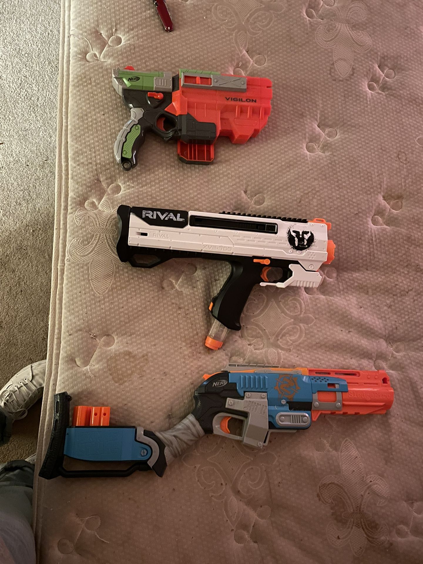 Three Nerf Guns