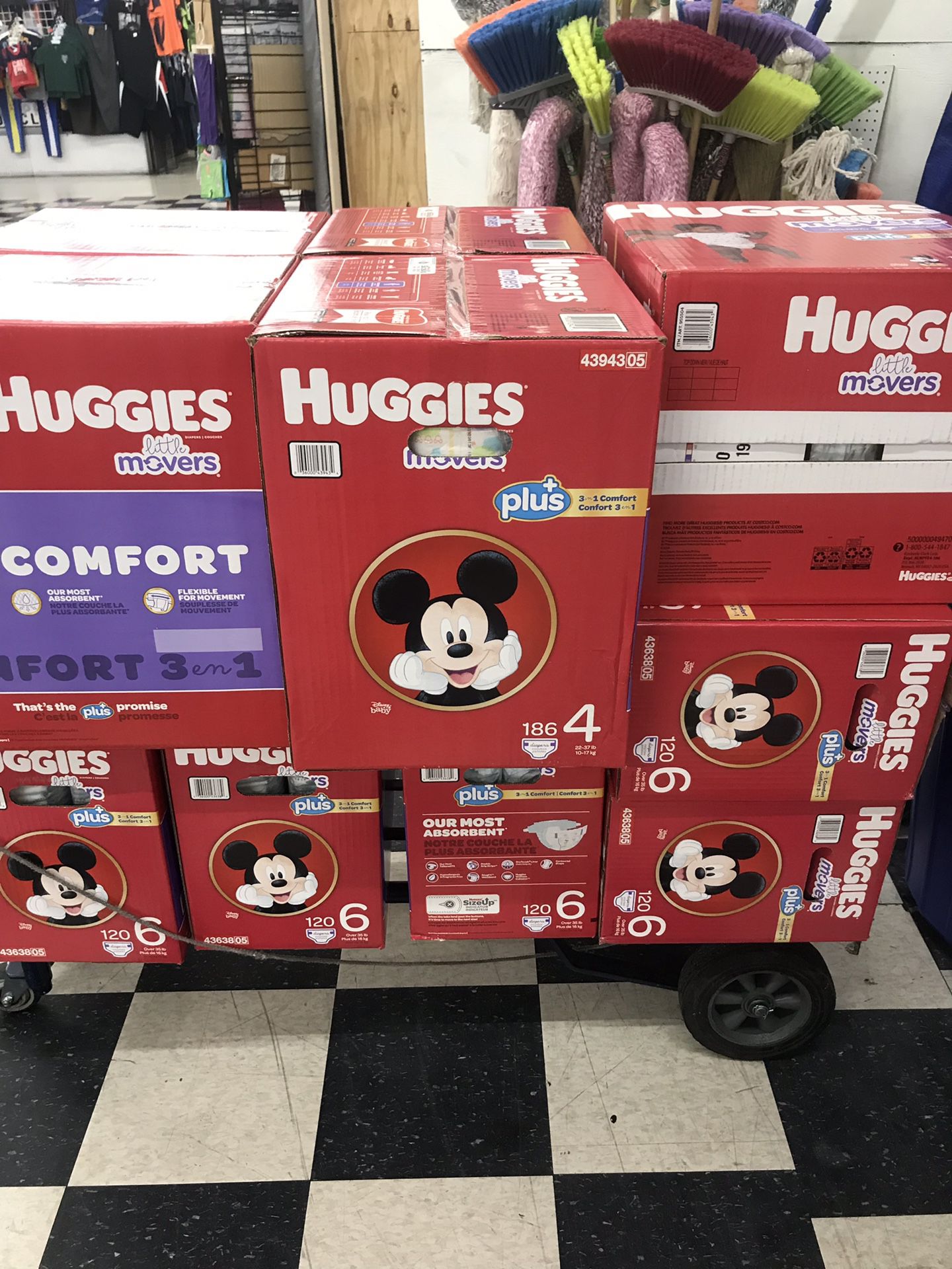 Huggies $45 cajas grandes