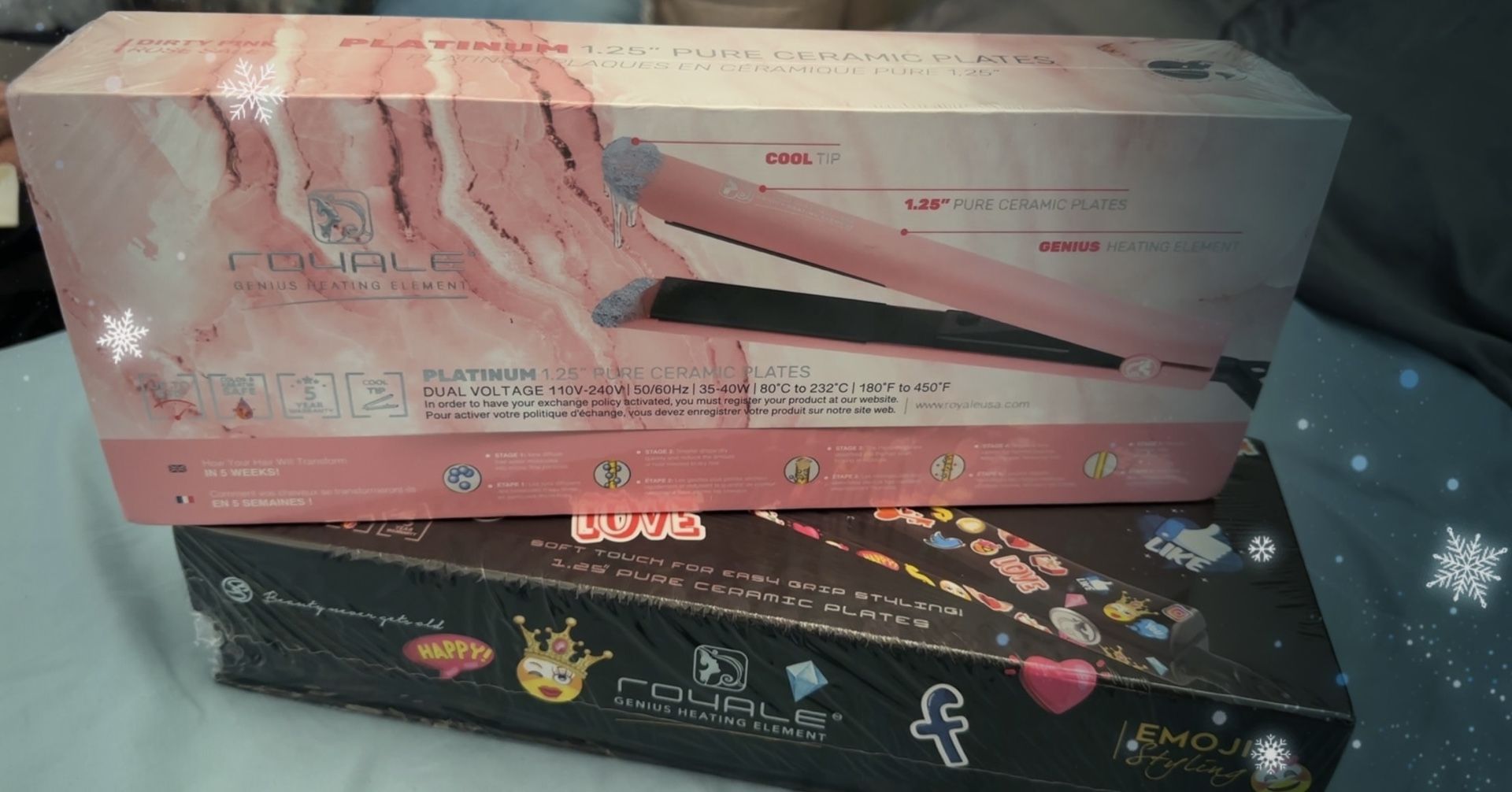 FLAT IRON (BRAND NEW) Royal Classy Pink