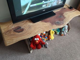 Redwood coffee table