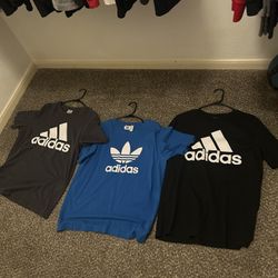 ADDIDAS Shirts  (3 Pk Bundle)
