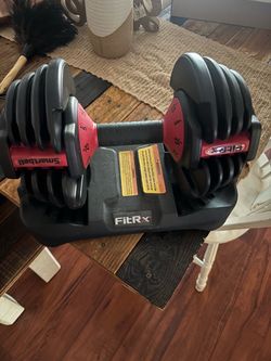 FitRx Smartbell Adjustable Dumbbell Set with Tray