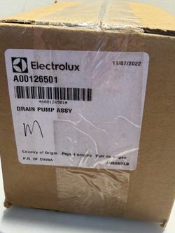 Electrolux Drain Pump Assembly A00126501