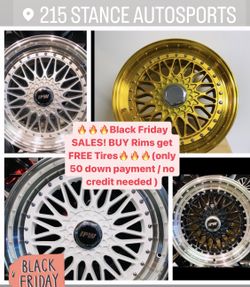 🔥🔥🔥Black Friday SALES! BUY Rims get FREE Tires🔥🔥🔥(only 50 down payment / no credit needed )