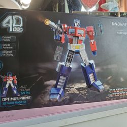 Transformers Innovation 4d Build Optimus Prime 3d Model Kit With Led