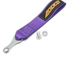 Purple Addco Racing JdM Tow Strap Tow  for Cars Trucks