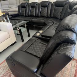 Sofas seccionales electrics o manuales in stock