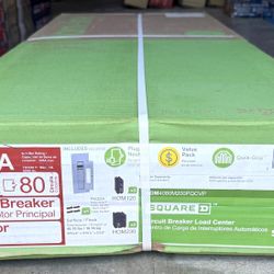 Homeline 200 Amp 40 Space 80 Circuit Electrical Panel Main Breaker Plug On Neutral