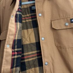 Dickies Flannel Lined Duck Shirt Jacket