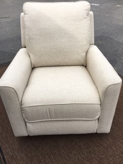 New Fabric Swivel Glider Recliner Chair By True Innovations for