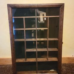 Display Case With Glass Front