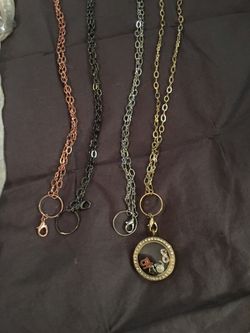 Origami owl necklaces an charms