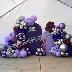Selena Balloon Backdrop 