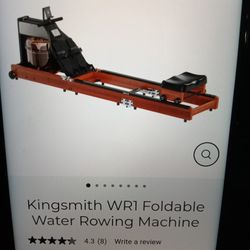 Kingsmith Foldable Rowing Machine (NEW IN BOX), Moving Must Sell, Paid $600; Asking $200 OR BEST OFFER, See Pictures And Description 