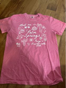 Comfort Colors pink cotton t-shirt in a S