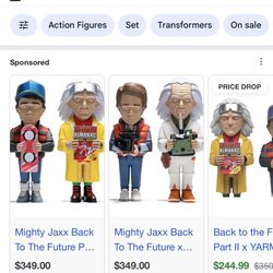Mighty Jax Back To The Future Figures