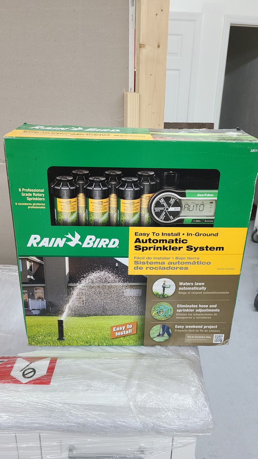 Rain bird automatic sprinkler system