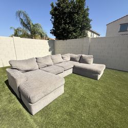 Sectional Sofa- Light Gray