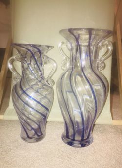 Glass vase set