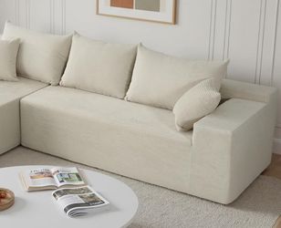 Beige Couch(Corduroy Fabric)