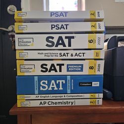 Older PSAT, SAT Prep Books